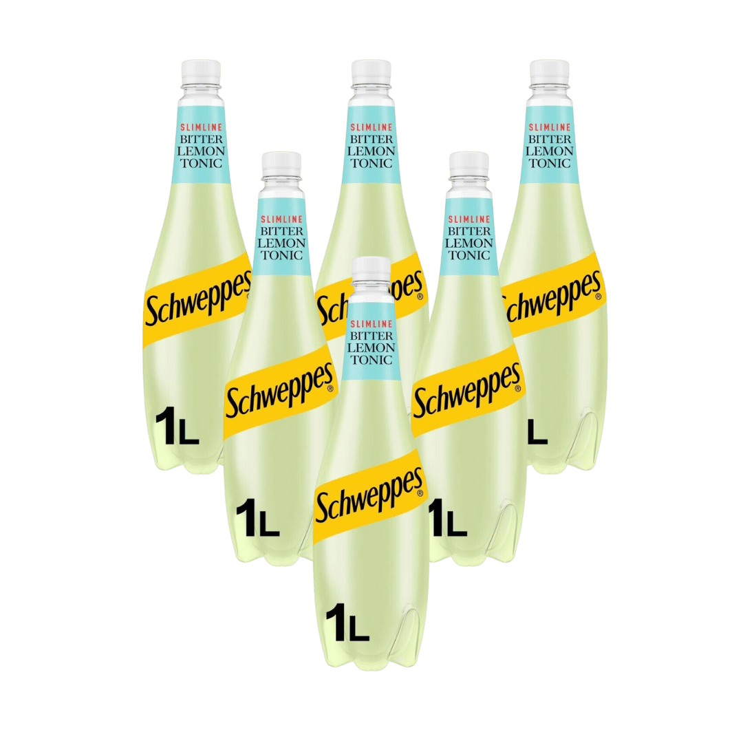 Schweppes Slimline Bitter Lemon 6x 1L