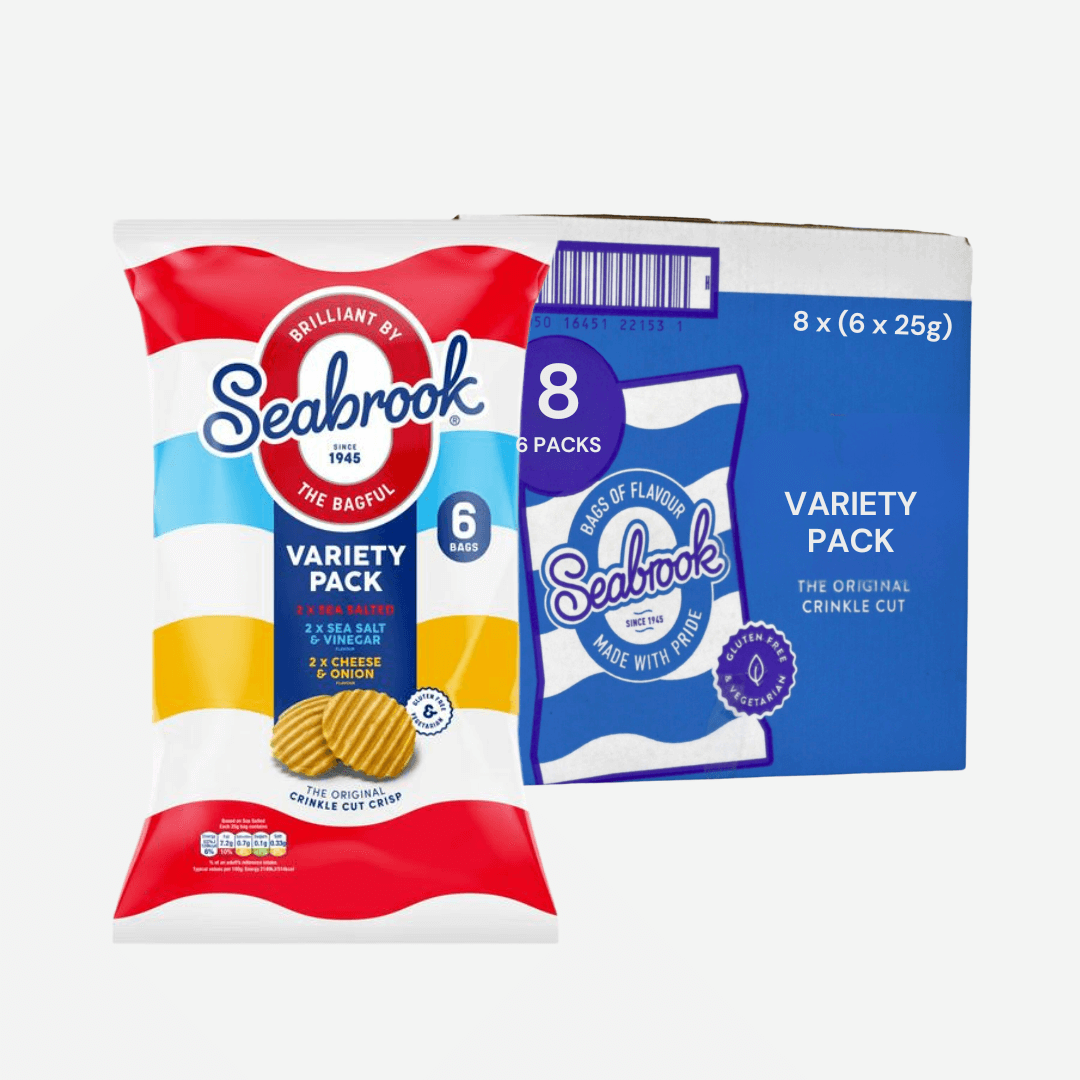 Seabrook Crinkle Cut Crisps Variety Box