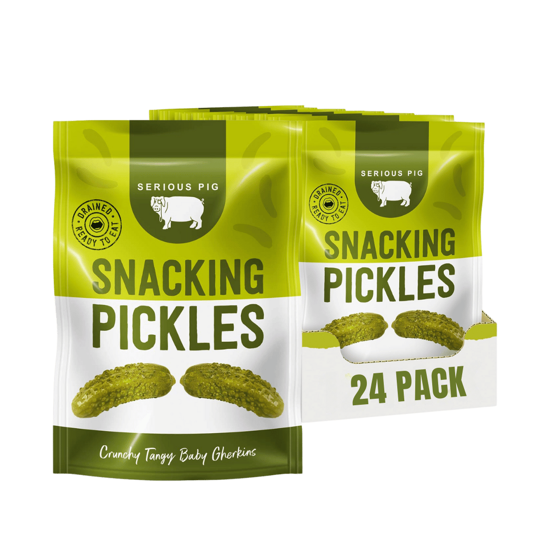 Serious Pig Snacking Pickles