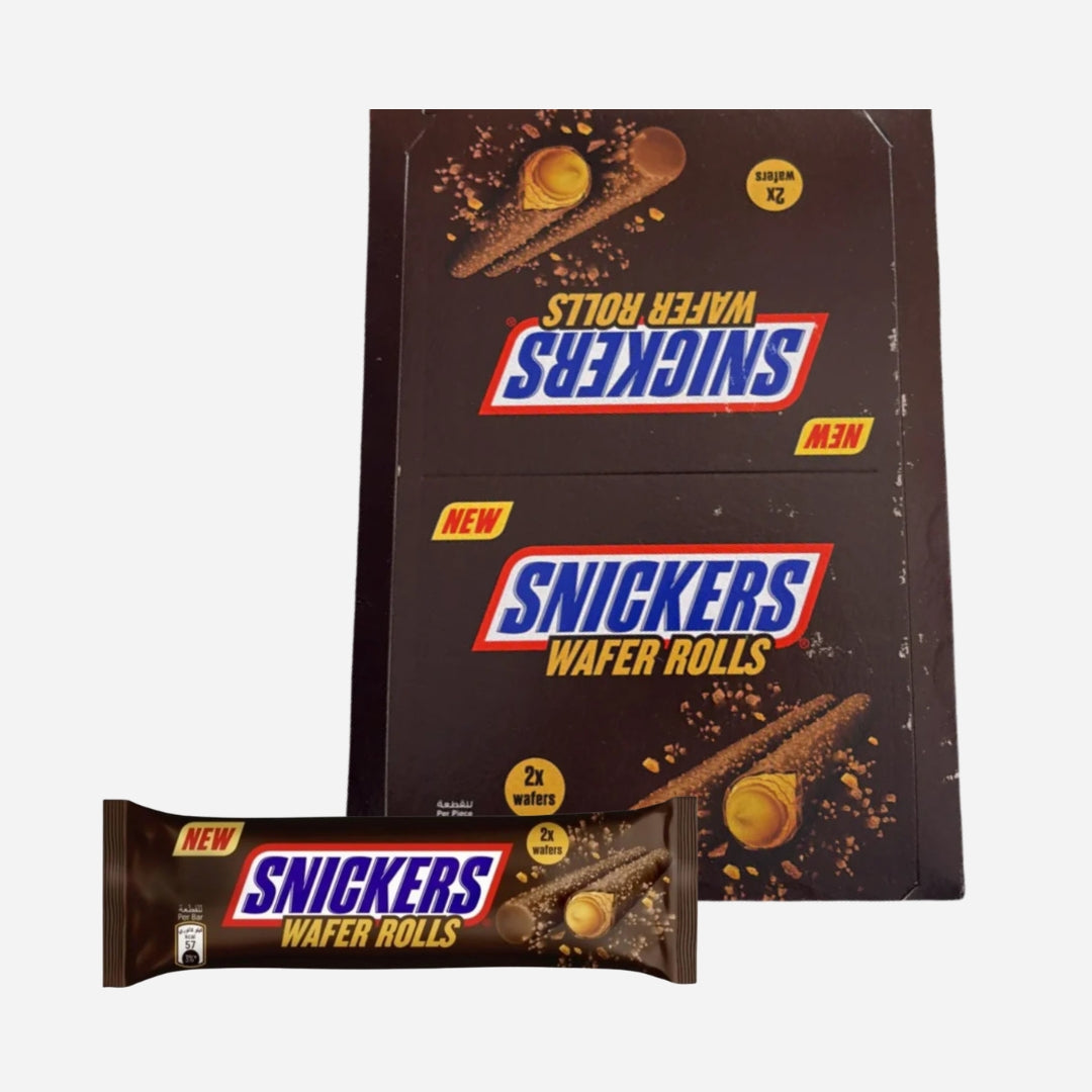 New Snickers Chocolate Wafer Rolls