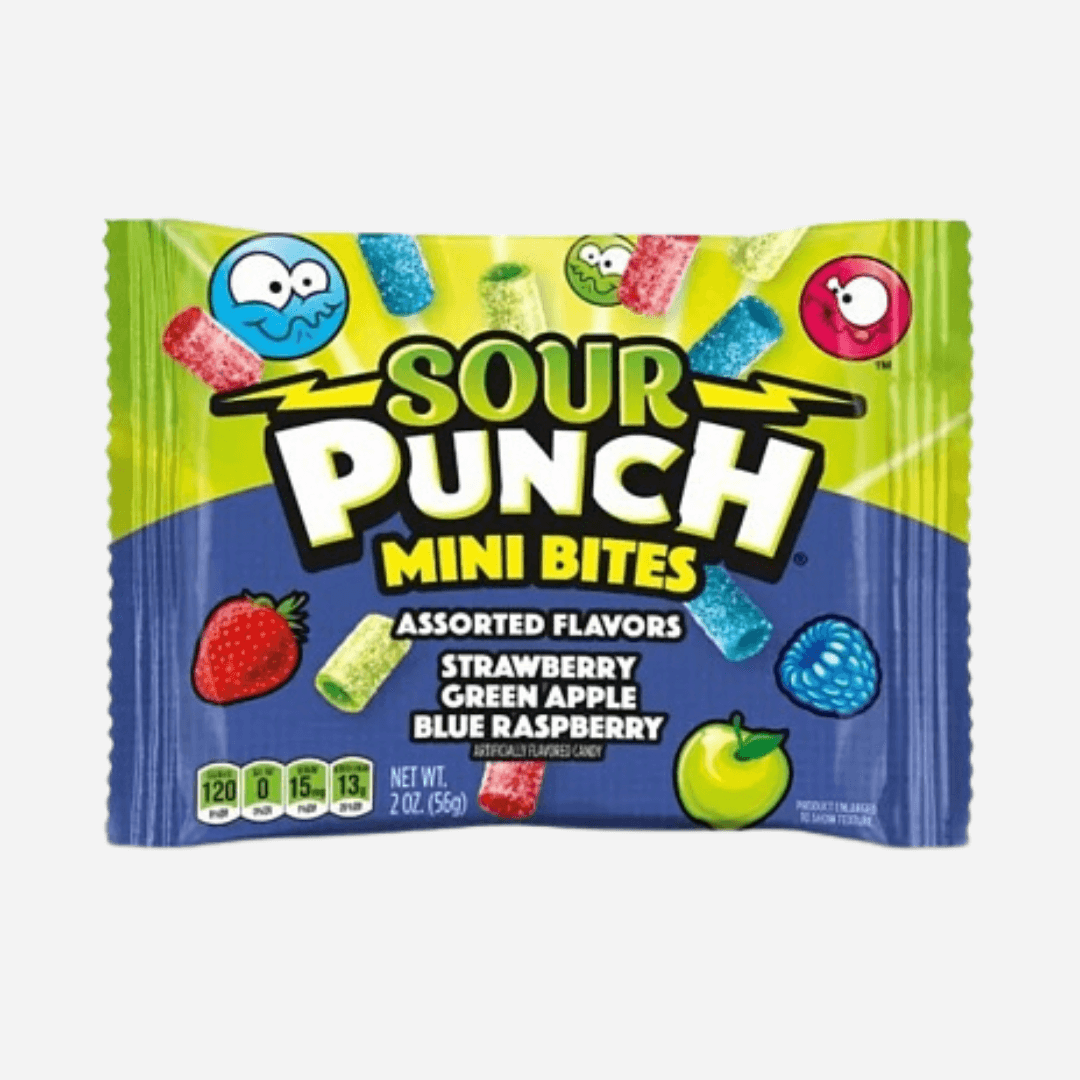 Sour Punch Sweets Mini Bites Assorted Flavours