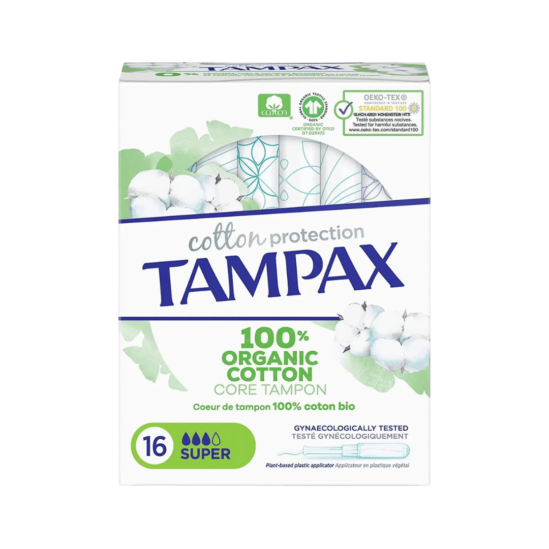 Tampax Cotton Protect Tampons Super