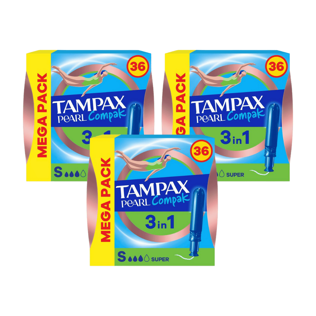 Tampax Pearl Compak Mega Pack