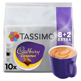 Tassimo Cadbury Caramel Hot Chocolate Pods 8+2
