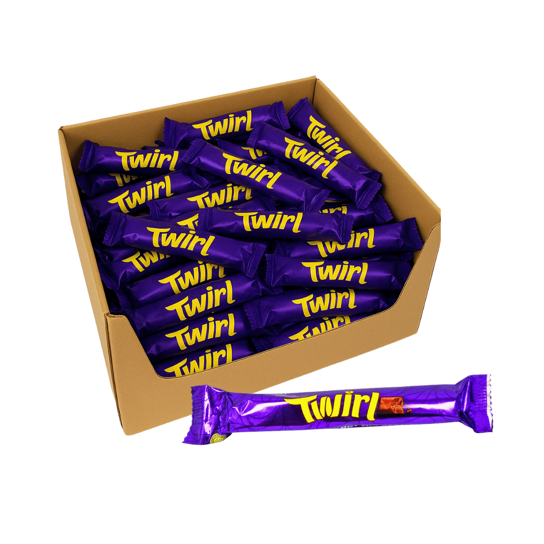 Cadbury Twirl Milk Chocolate Bars