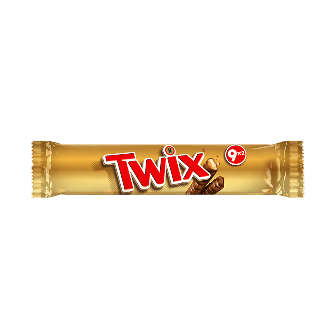 Twix Caramel & Milk Chocolate Fingers Twin Biscuit Snack Bars Multipack