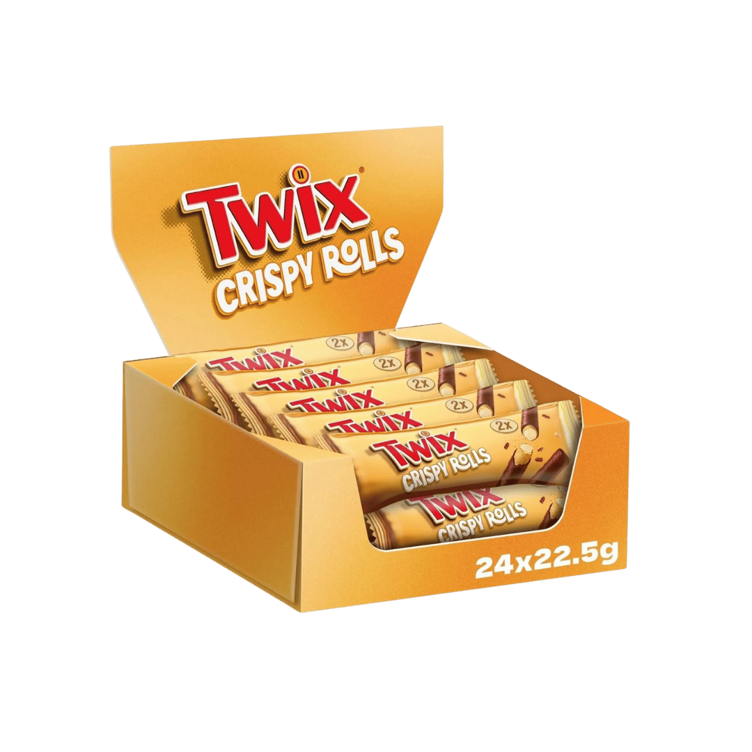Twix Crispy Rolls Milk Chocolate Snack Bars
