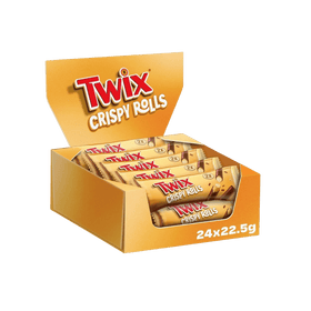 Twix Crispy Rolls Milk Chocolate Snack Bars