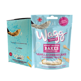 Wagg Dog Treats Great British Bakes Vanilla Cheesecake 7 x 100g