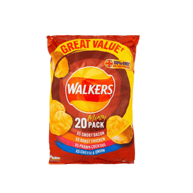 Walkers Meaty Variety Crisps Multipack