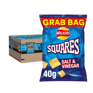 Walkers Squares Salt & Vinegar Crisps