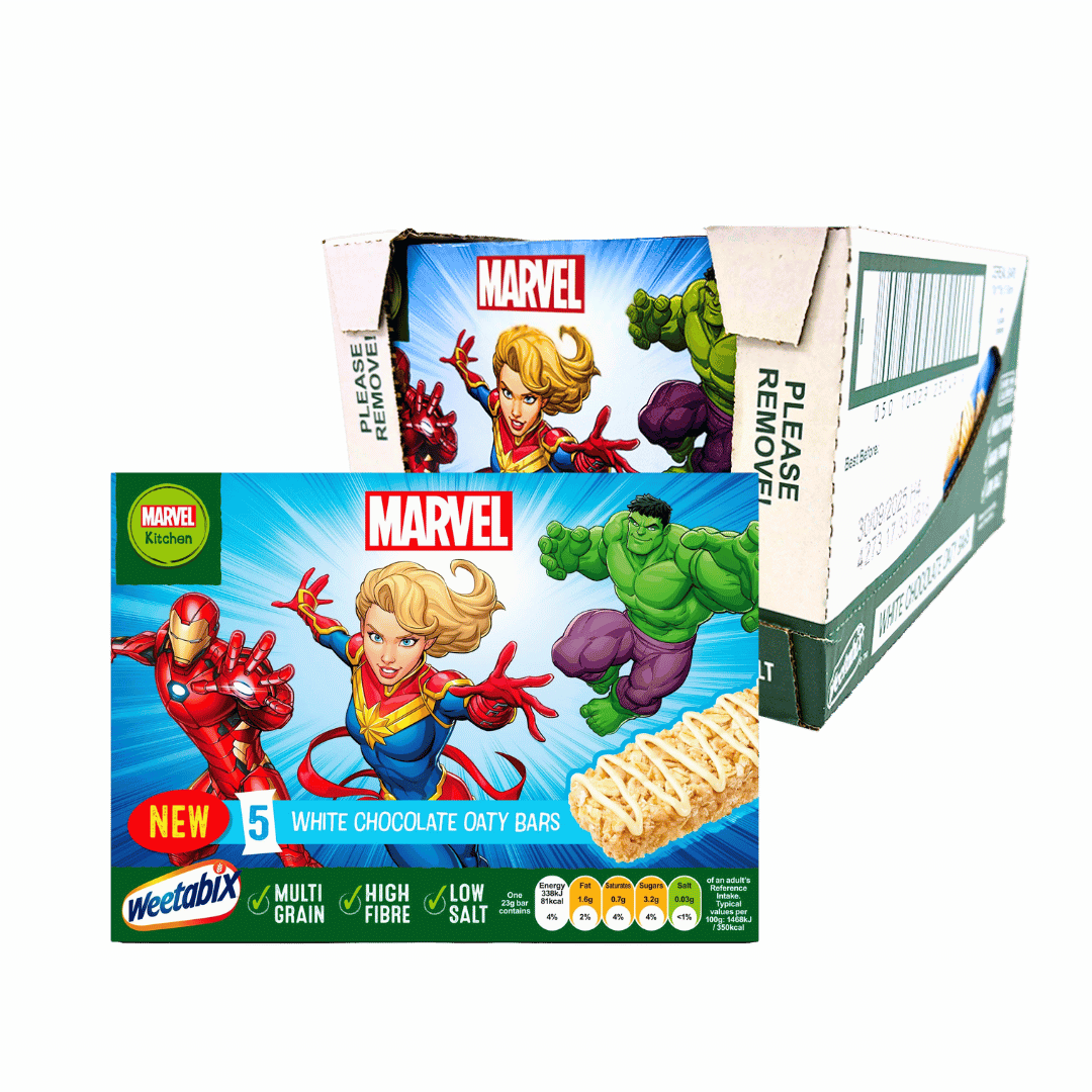 Weetabix Marvel White Chocolate Oaty Bars